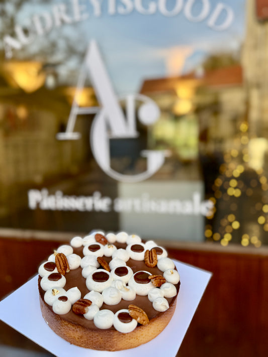 Tarte choco/pécan 6 à 8 pers