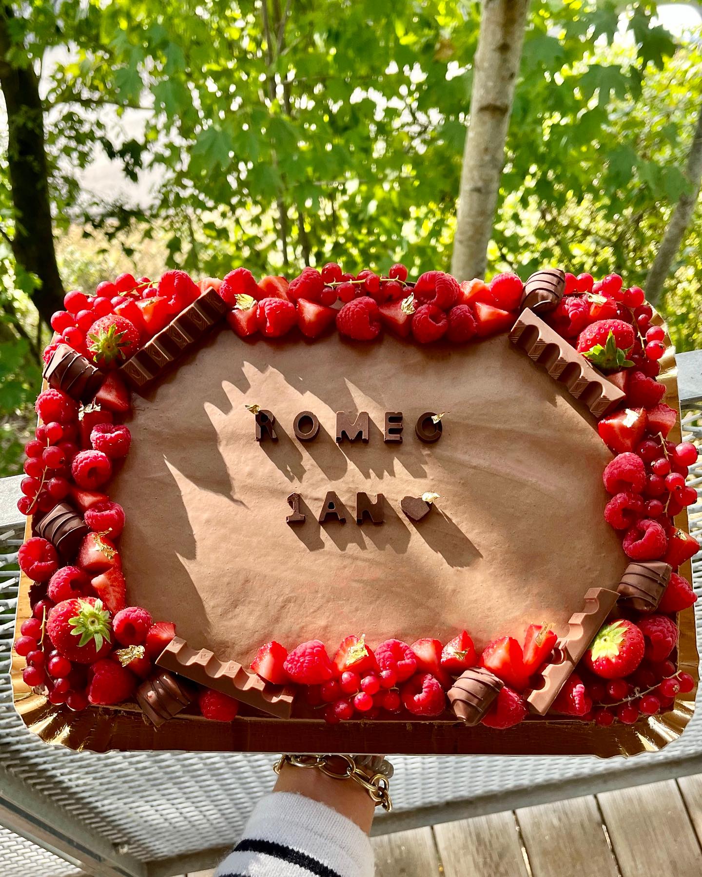 Entremet personnalisé