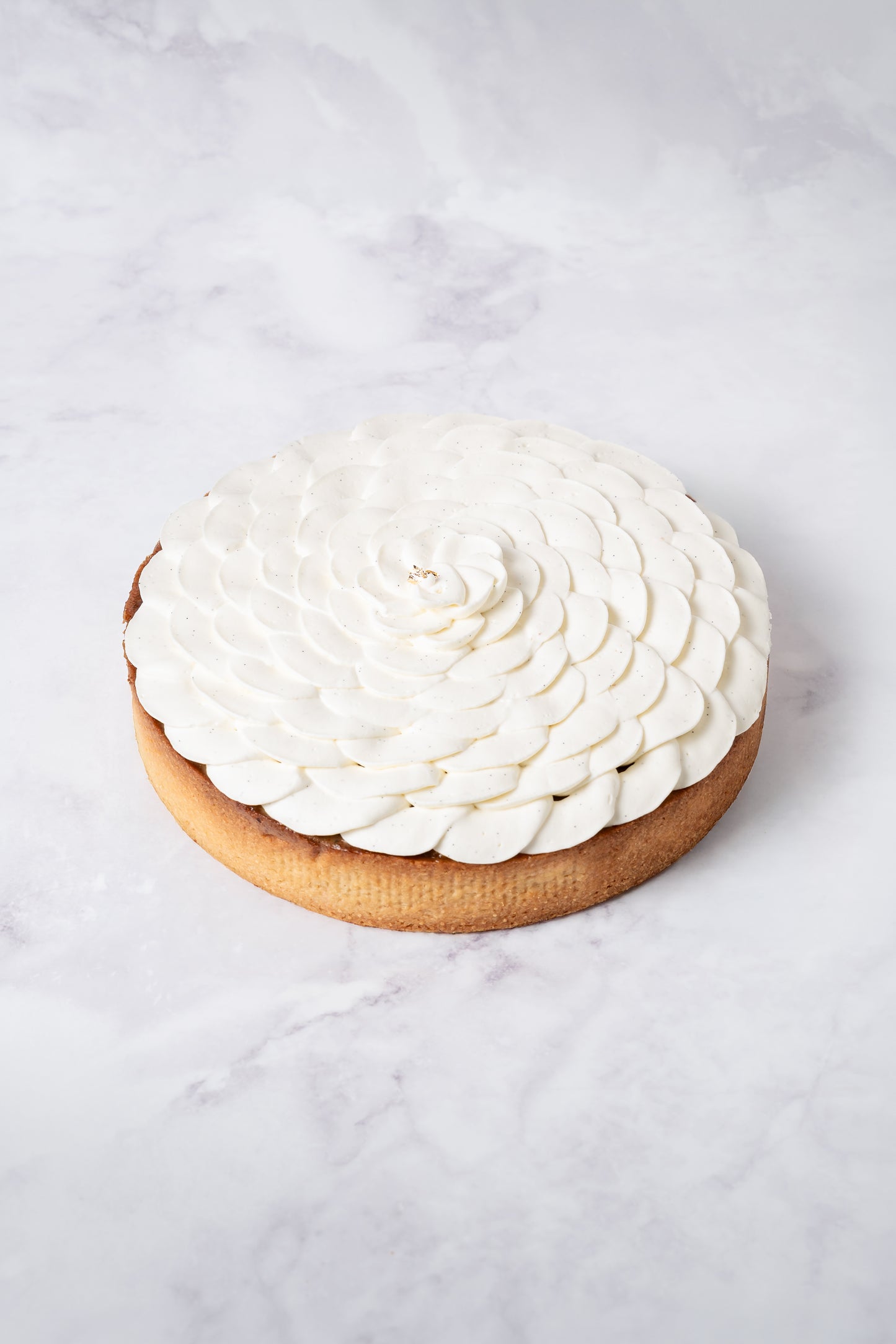 Tarte 100% vanille 6 à 8 pers