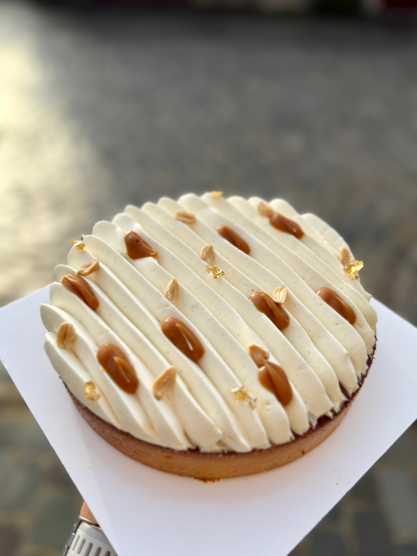 Tarte snickers 6 à 8 pers