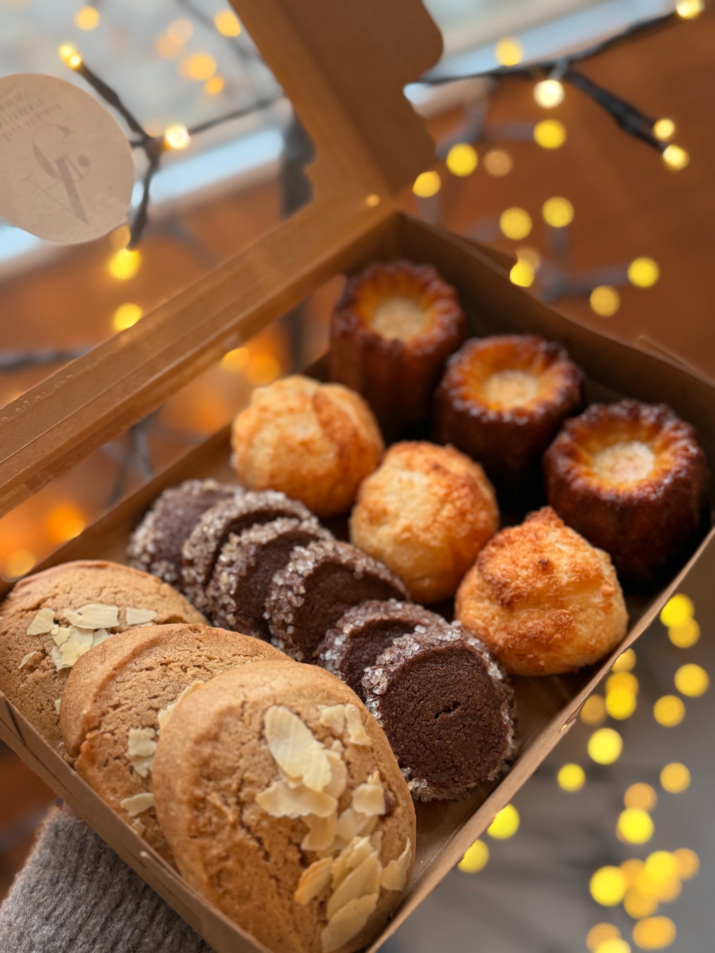 Boîte "assiette" garnie