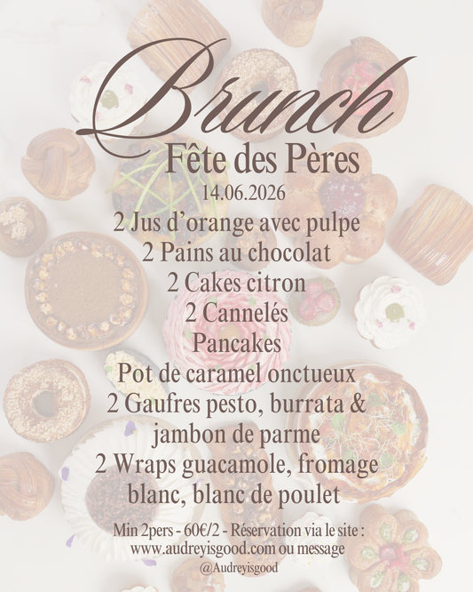 Brunch box fête des pères 14/06 2pers